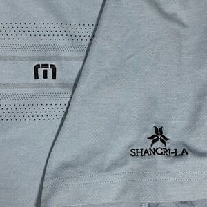 TravisMathew Men's Polo Shirt Blue Size XXL Performance Golf Casual Short Sleeve